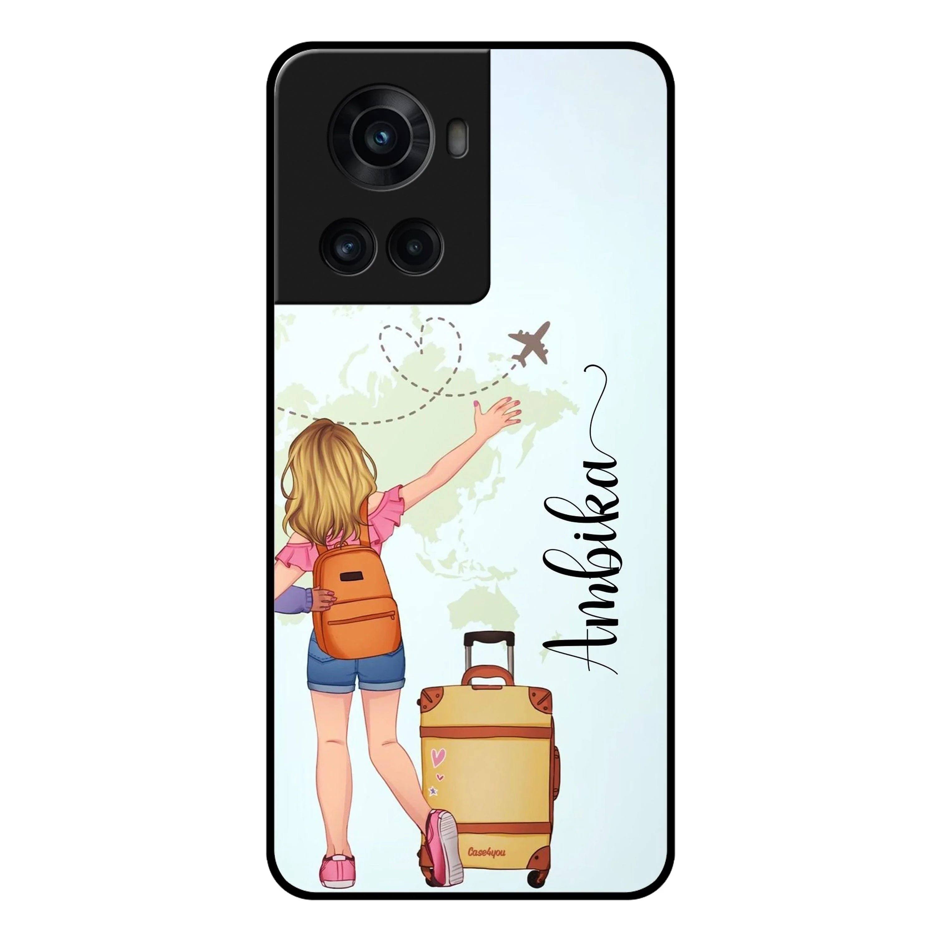 Travel Glossy Metal Case Cover For OnePlus - ShopOnCliQ