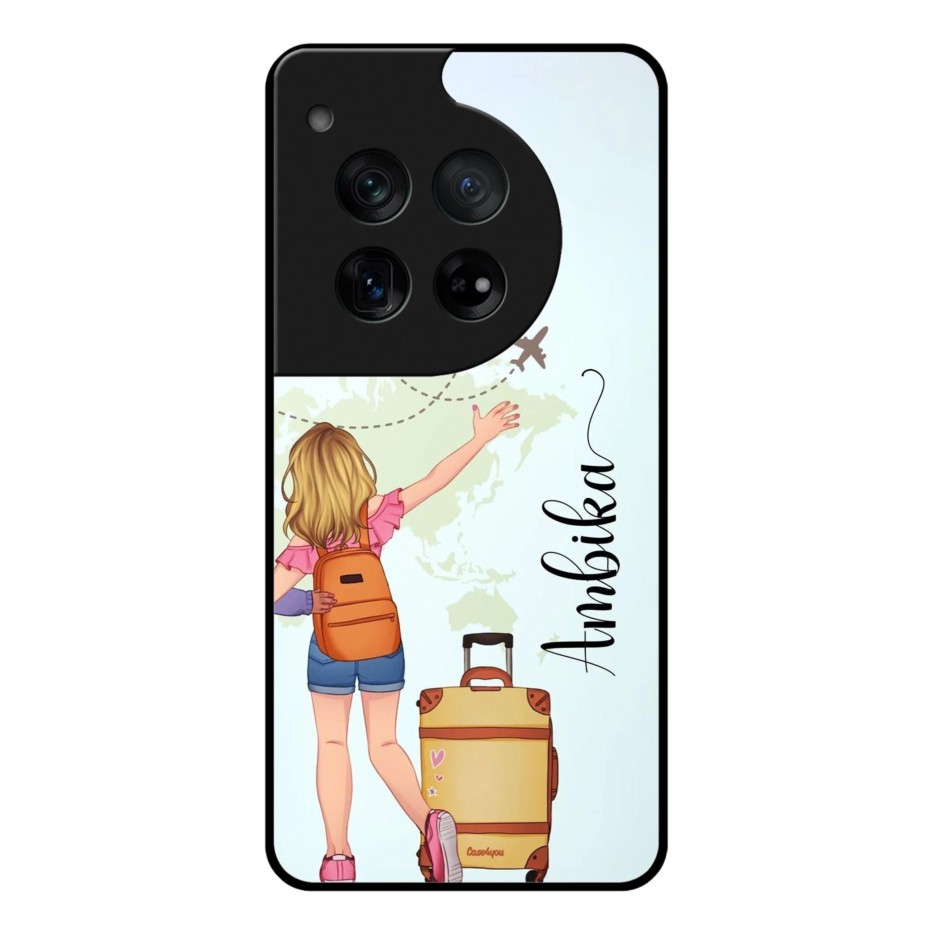 Travel Glossy Metal Case Cover For OnePlus - ShopOnCliQ