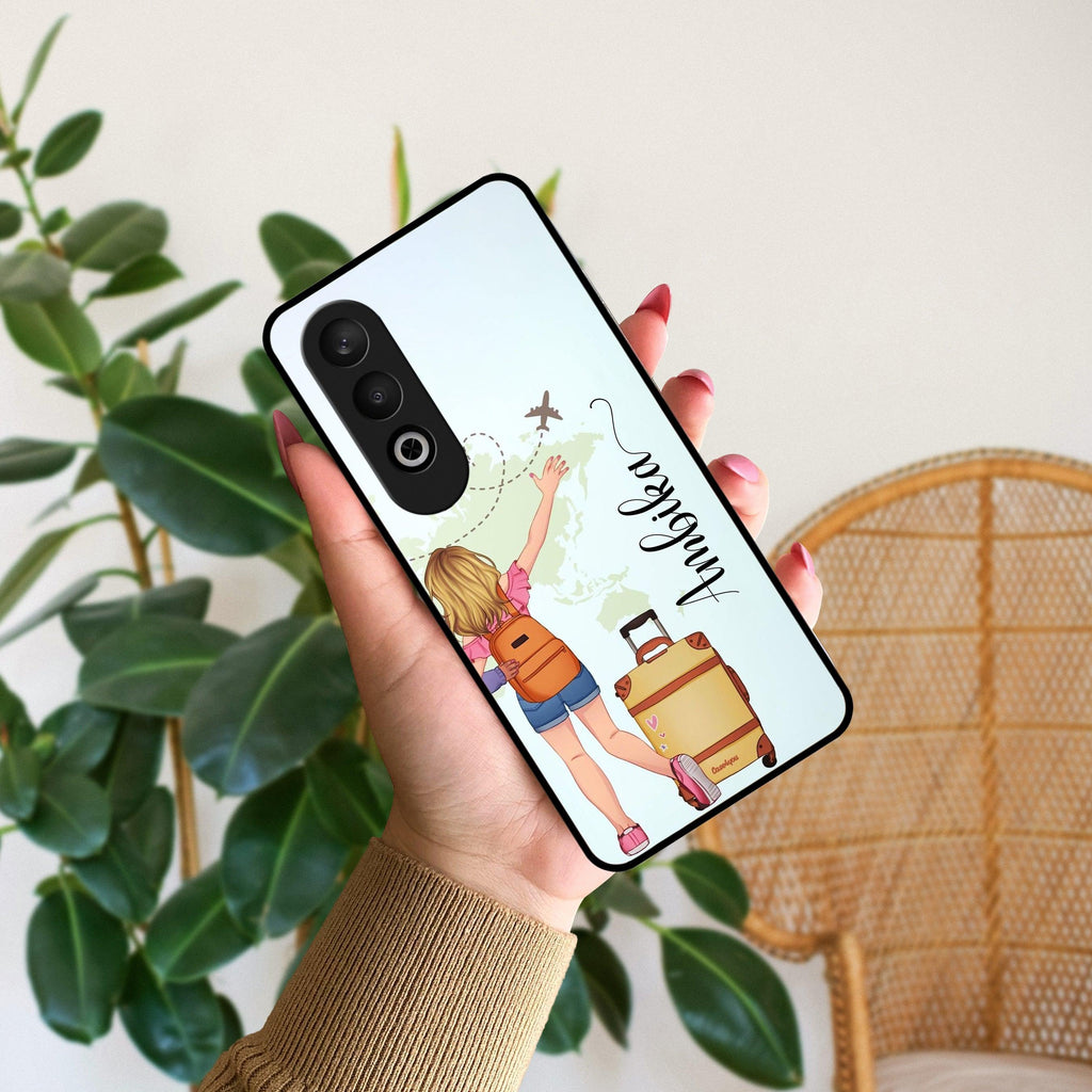 Travel Glossy Metal Case Cover For OnePlus - ShopOnCliQ