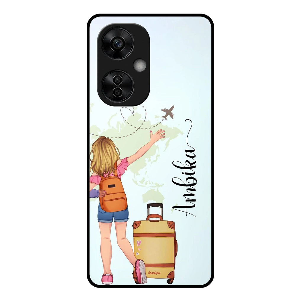 Travel Glossy Metal Case Cover For OnePlus - ShopOnCliQ