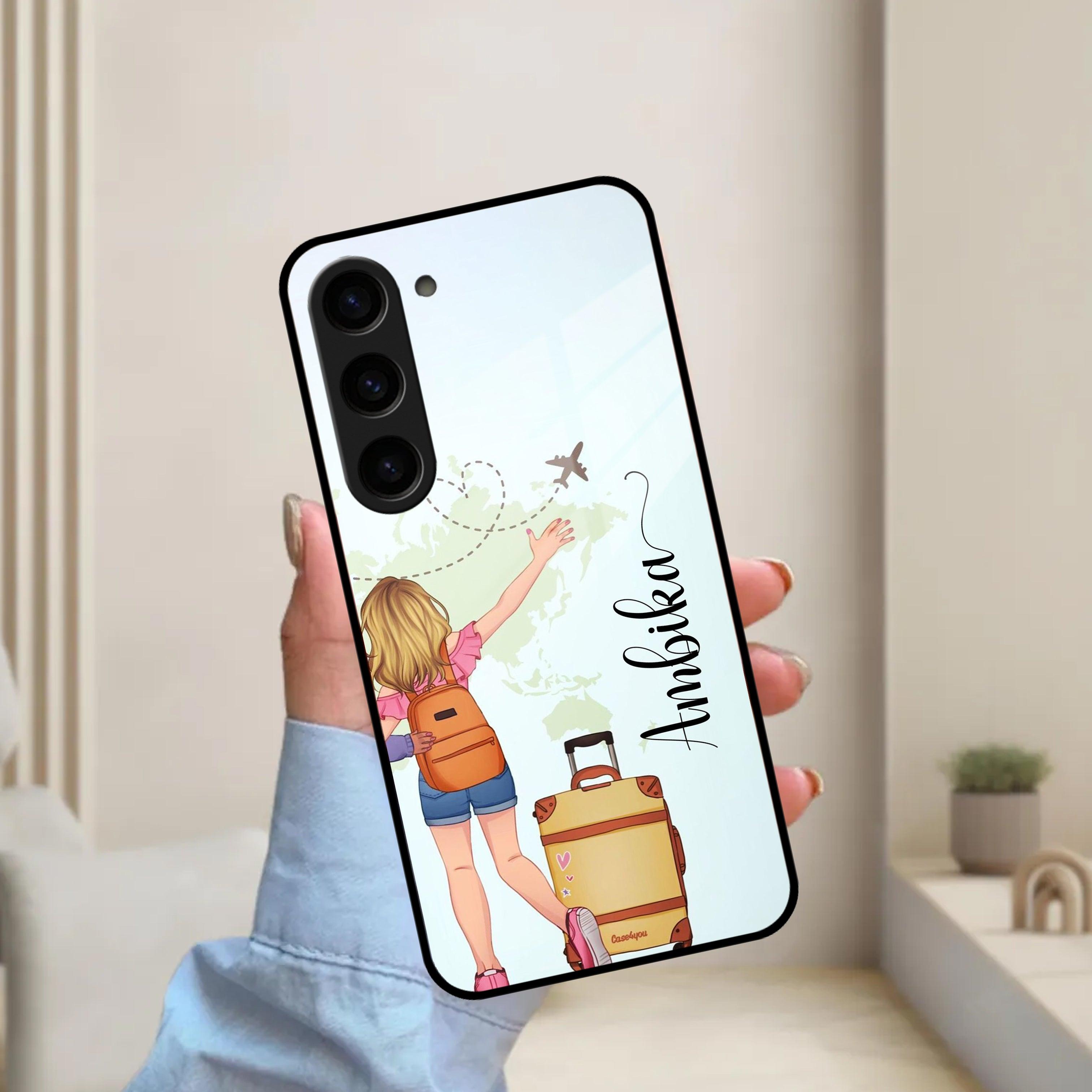 Travel Glossy Metal Case Cover For Samsung - ShopOnCliQ