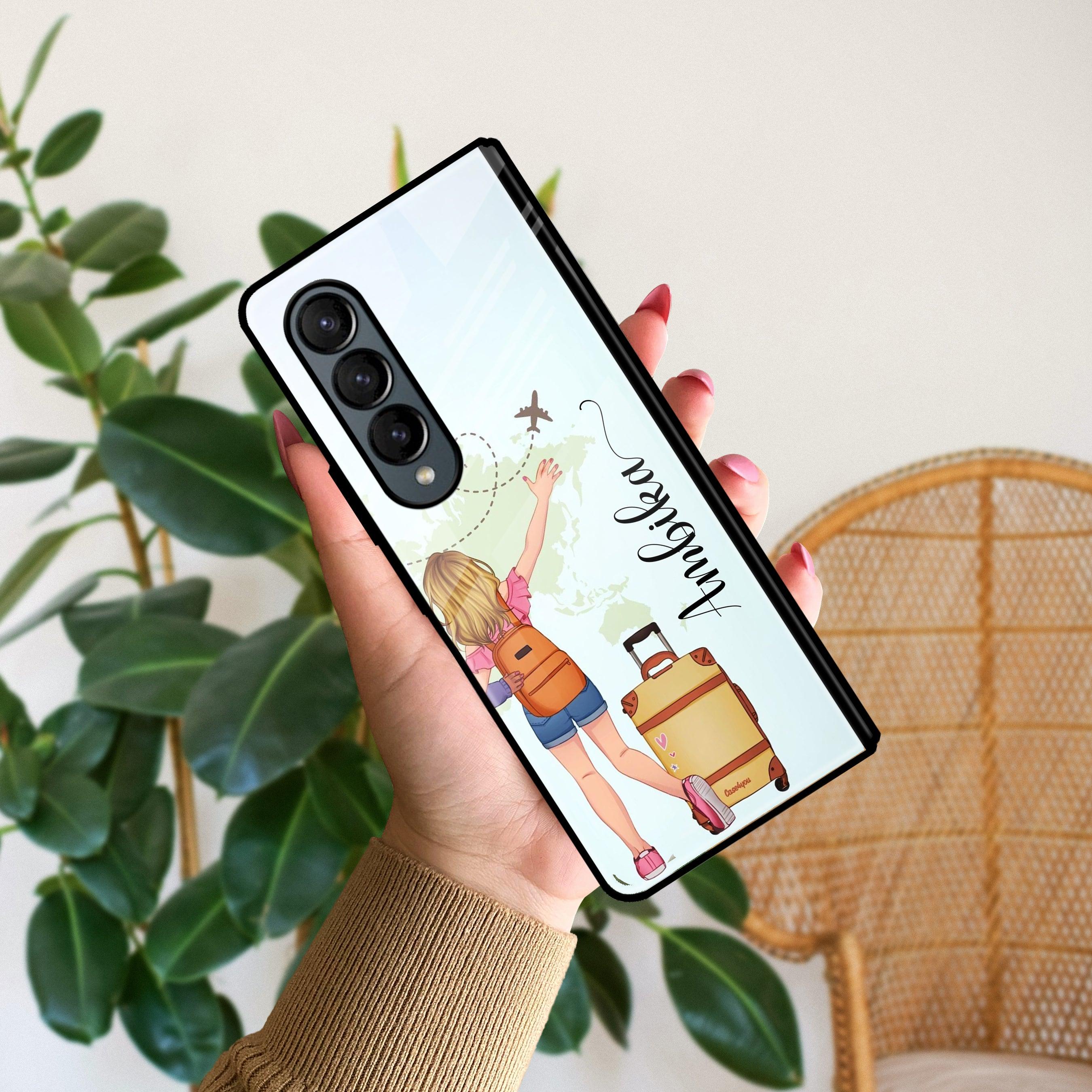 Travel Glossy Metal Case Cover For Samsung - ShopOnCliQ