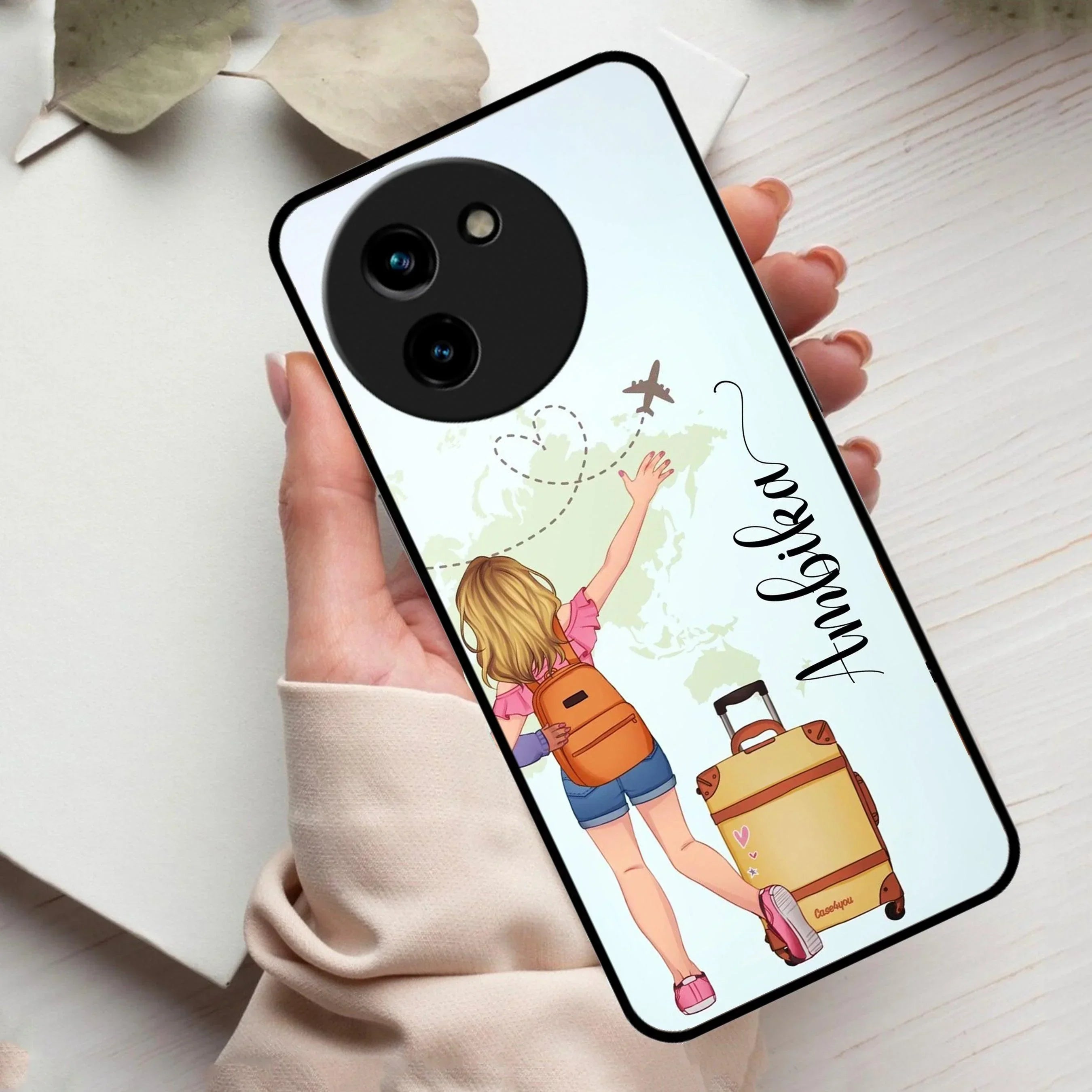 Travel Glossy Metal Case Cover For Vivo - ShopOnCliQ