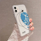 Travel Heart Map Couple Clear Silicon Case For Poco - ShopOnCliQ
