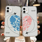 Travel Heart Map Couple Clear Silicon Case For Poco - ShopOnCliQ