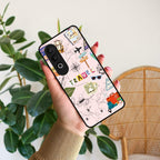 Travelogue Treasures Glass Case Cover For OnePlus - ShopOnCliQ