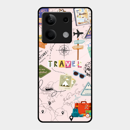 Travelogue Treasures Glass Case Cover For Poco ShopOnCliQ