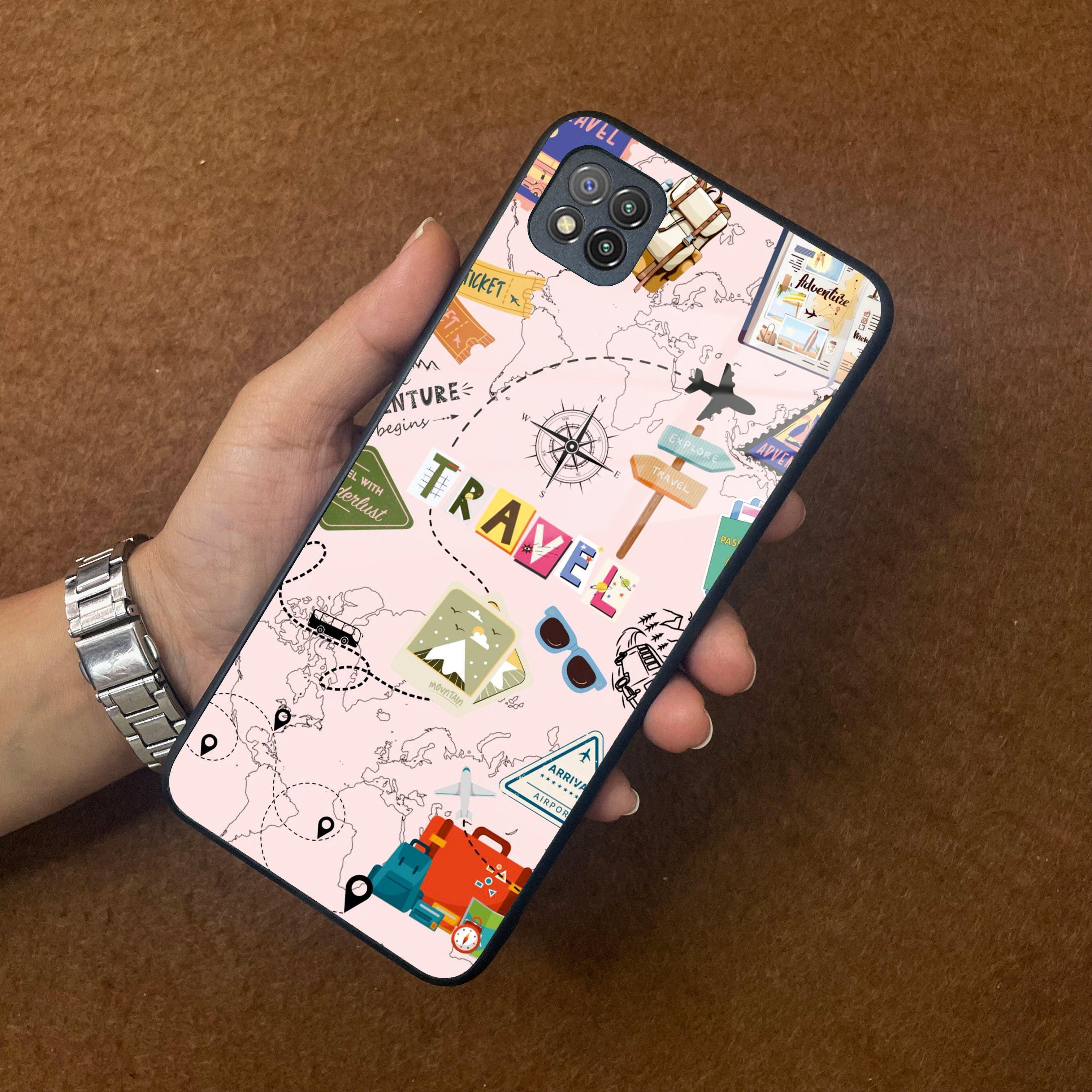 Travelogue Treasures Glass Case Cover For Poco - ShopOnCliQ