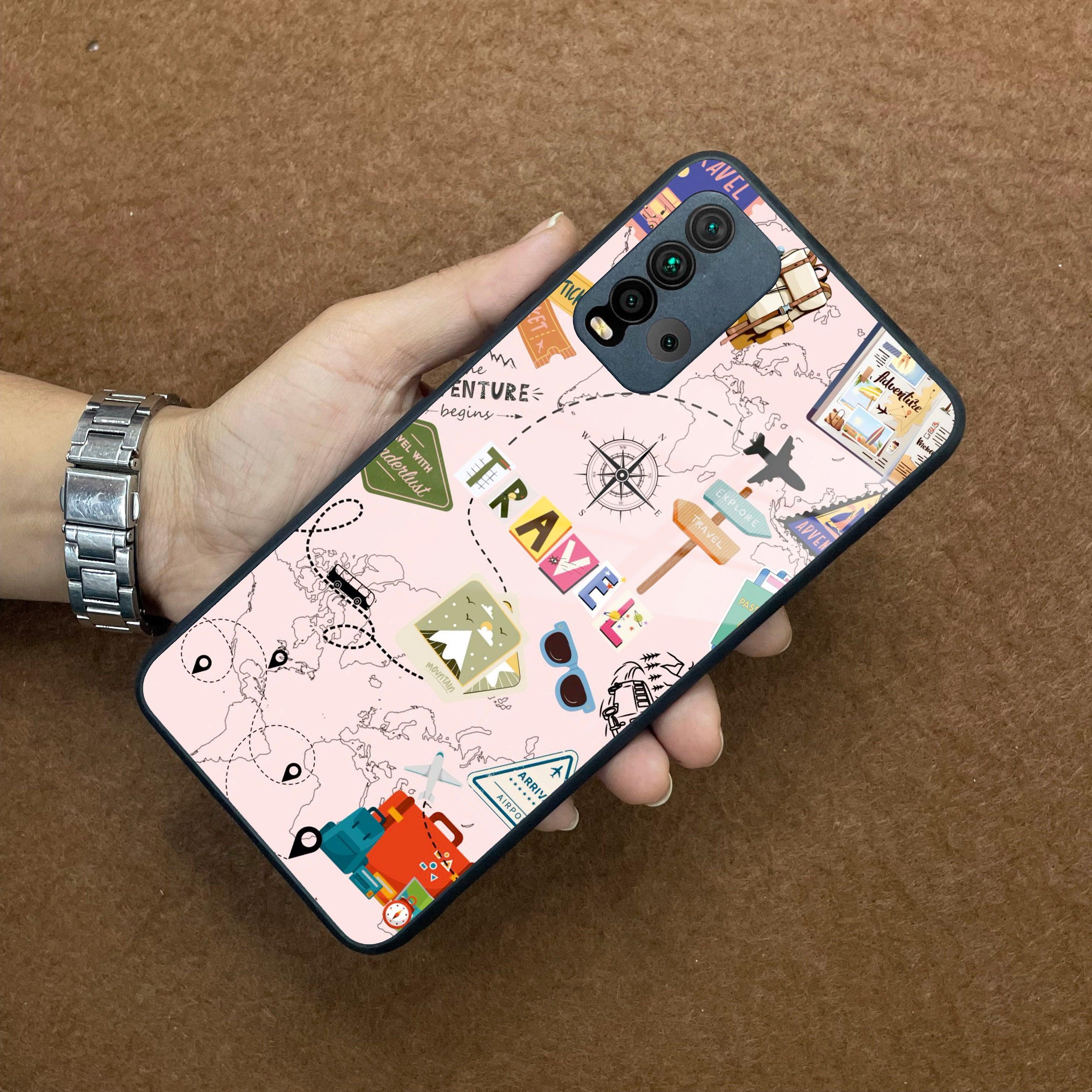 Travelogue Treasures Glass Case Cover For Redmi/Xiaomi - ShopOnCliQ