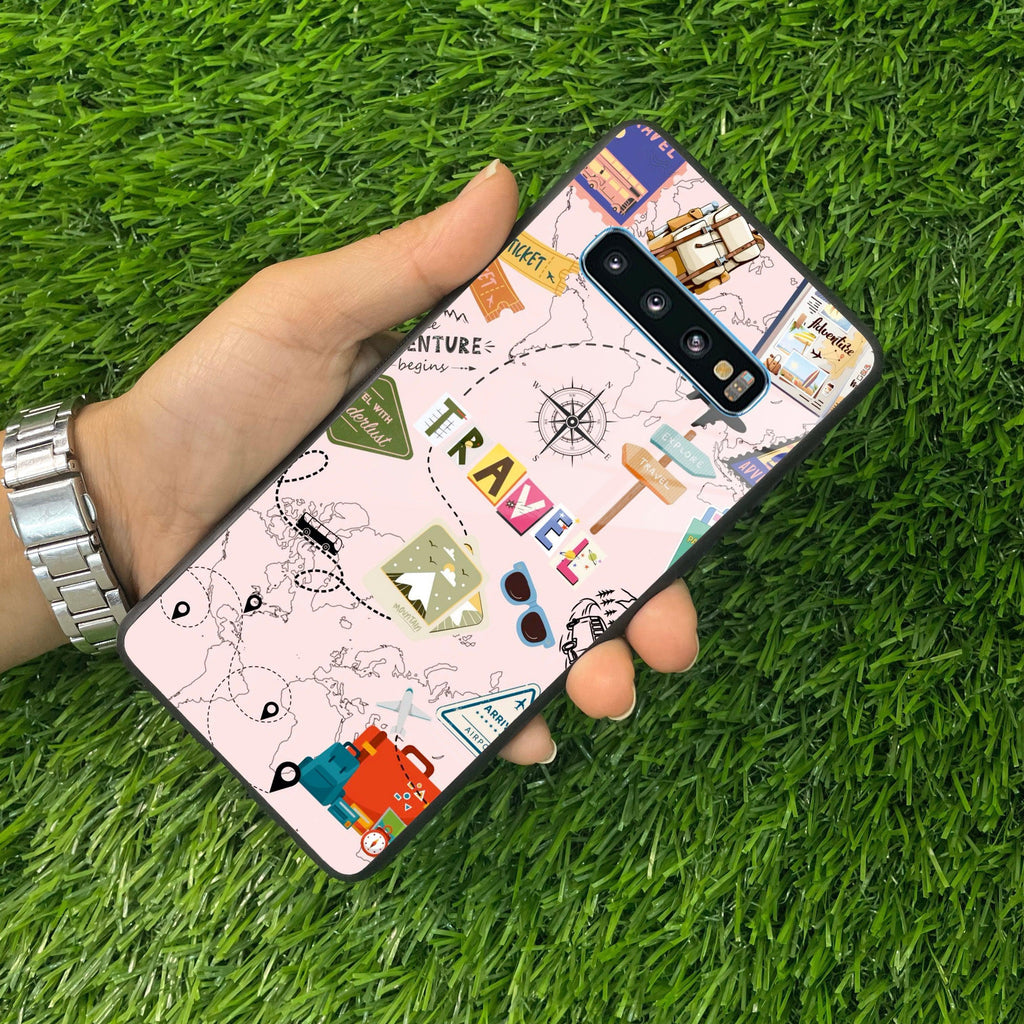 Travelogue Treasures Glass Case Cover for Samsung - ShopOnCliQ