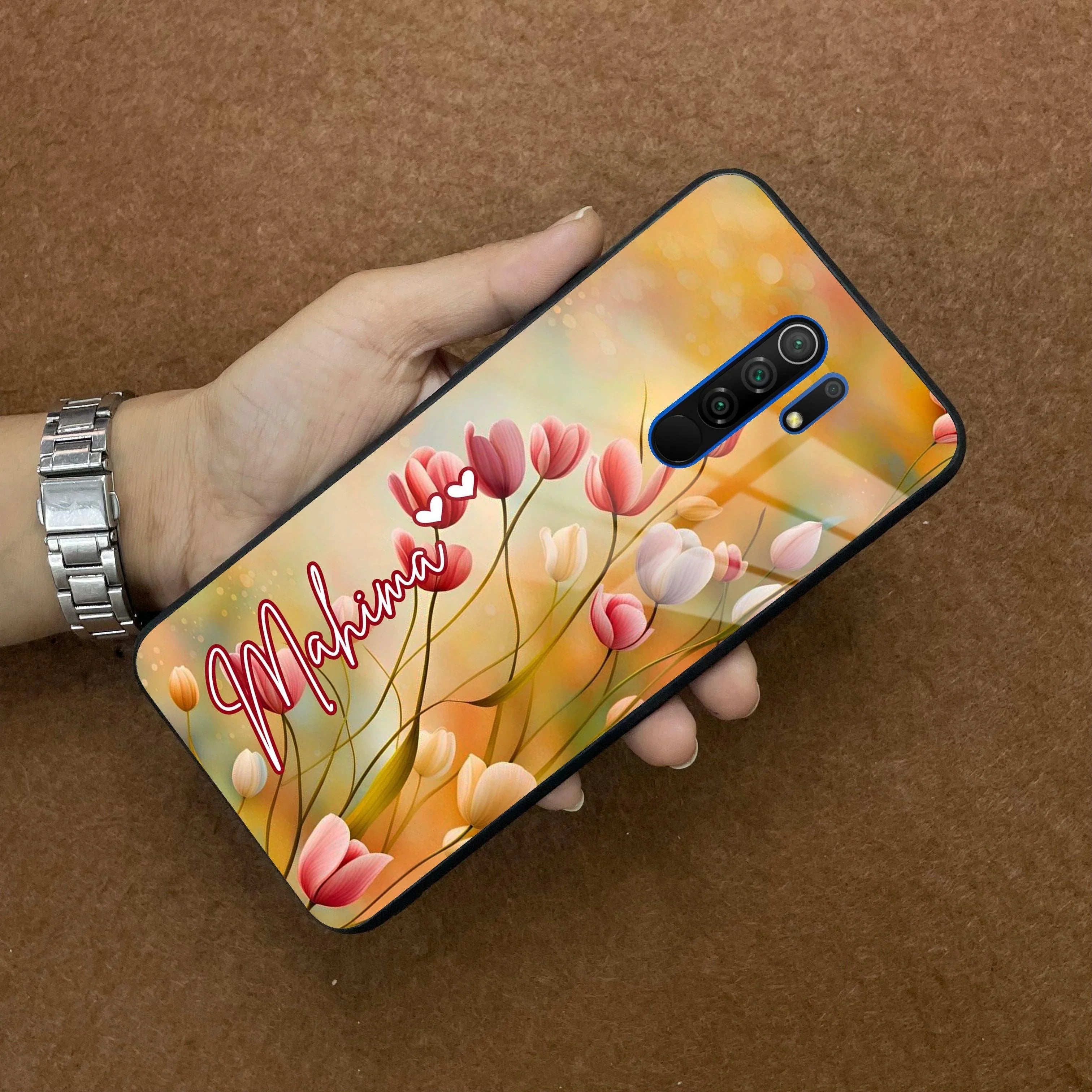 Tulip Floral Glass Case Cover For Poco - ShopOnCliQ