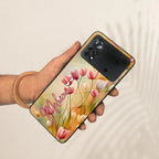 Tulip Floral Glass Case Cover For Poco - ShopOnCliQ
