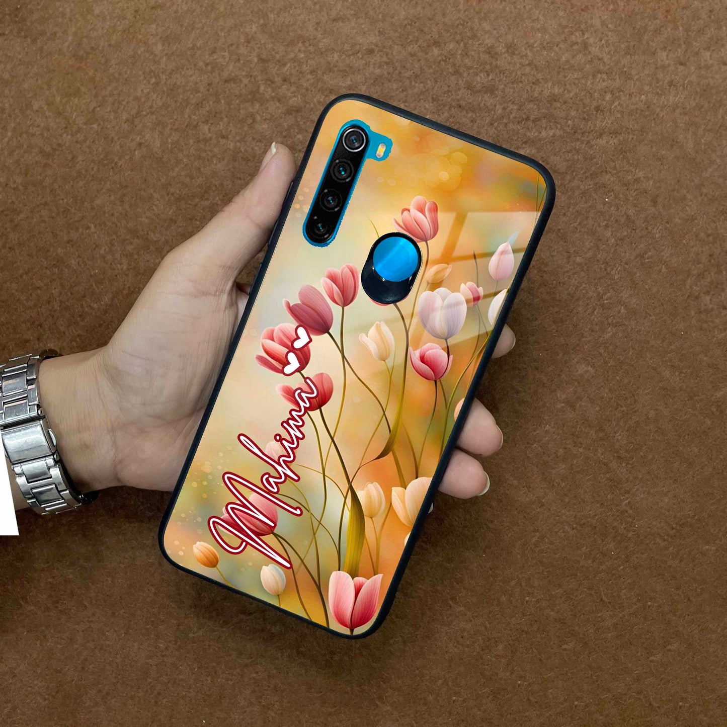 Tulip Floral Glass Case Cover For Redmi/Xiaomi ShopOnCliQ