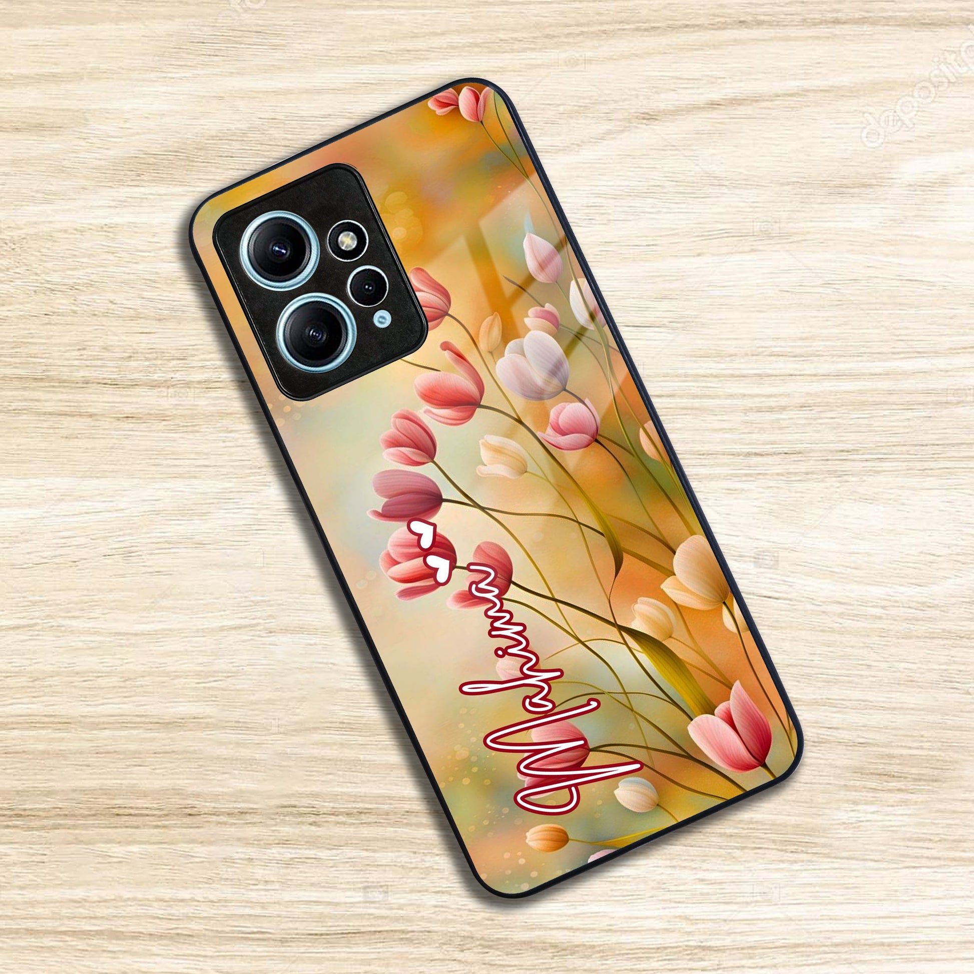 Tulip Floral Glass Case Cover For Redmi/Xiaomi ShopOnCliQ