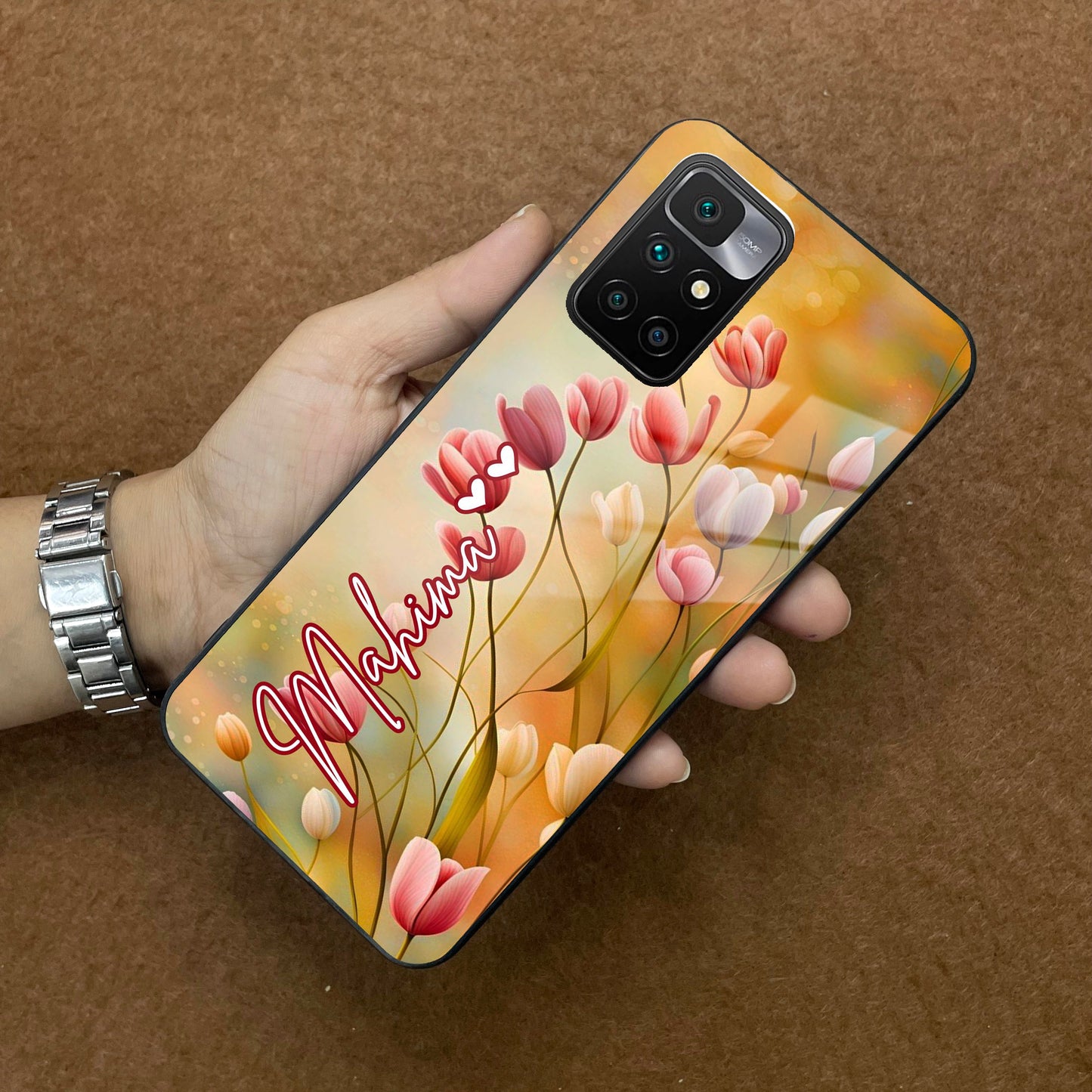 Tulip Floral Glass Case Cover For Redmi/Xiaomi ShopOnCliQ