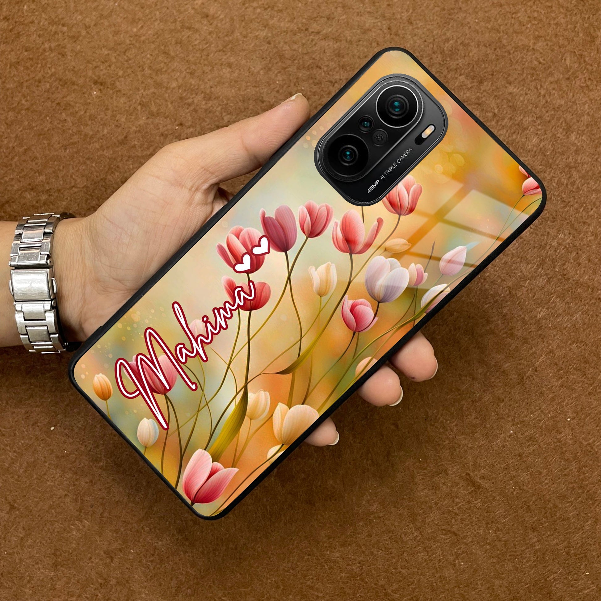 Tulip Floral Glass Case Cover For Redmi/Xiaomi ShopOnCliQ