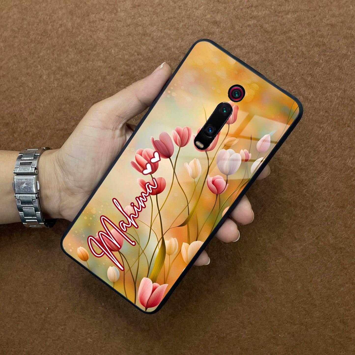 Tulip Floral Glass Case Cover For Redmi/Xiaomi ShopOnCliQ