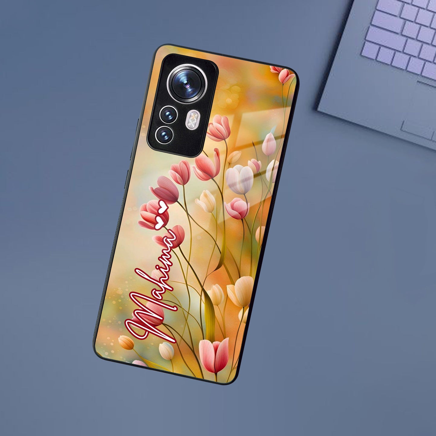 Tulip Floral Glass Case Cover For Redmi/Xiaomi ShopOnCliQ