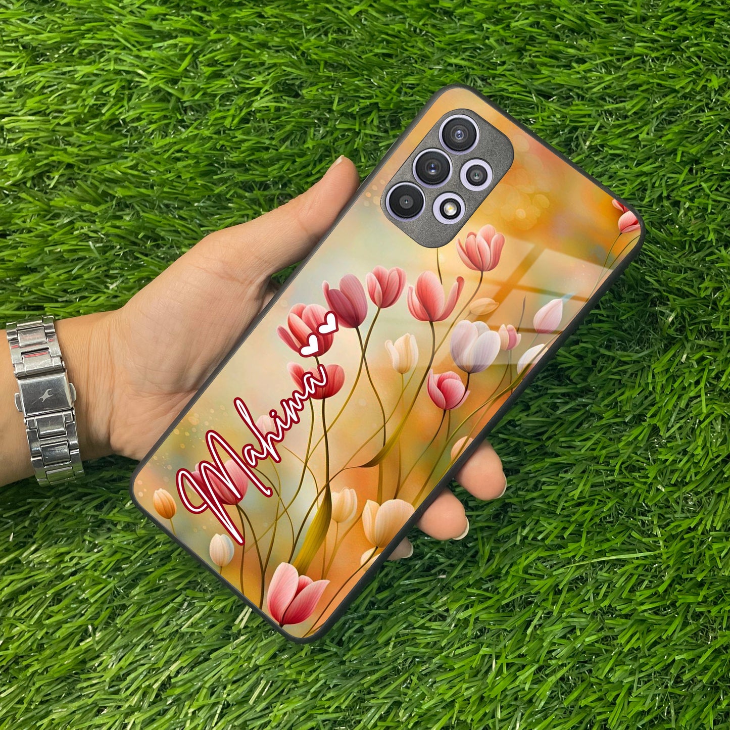 Tulip Floral Glass Case Cover For Samsung ShopOnCliQ