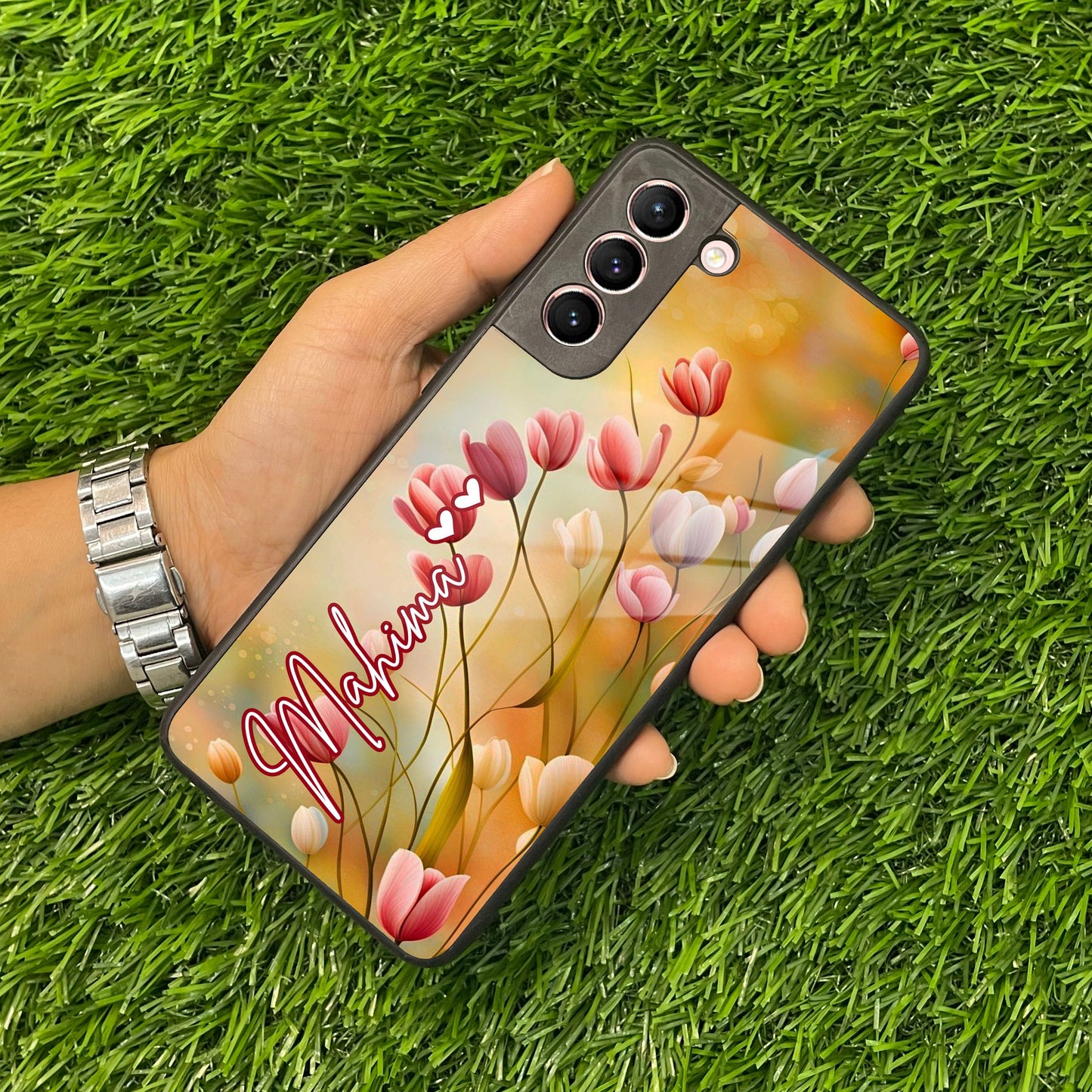 Tulip Floral Glass Case Cover For Samsung ShopOnCliQ