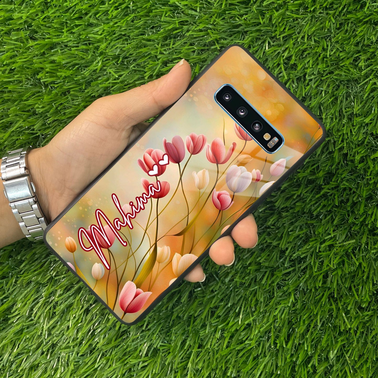 Tulip Floral Glass Case Cover For Samsung ShopOnCliQ