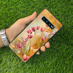 Tulip Floral Glass Case Cover For Samsung - ShopOnCliQ