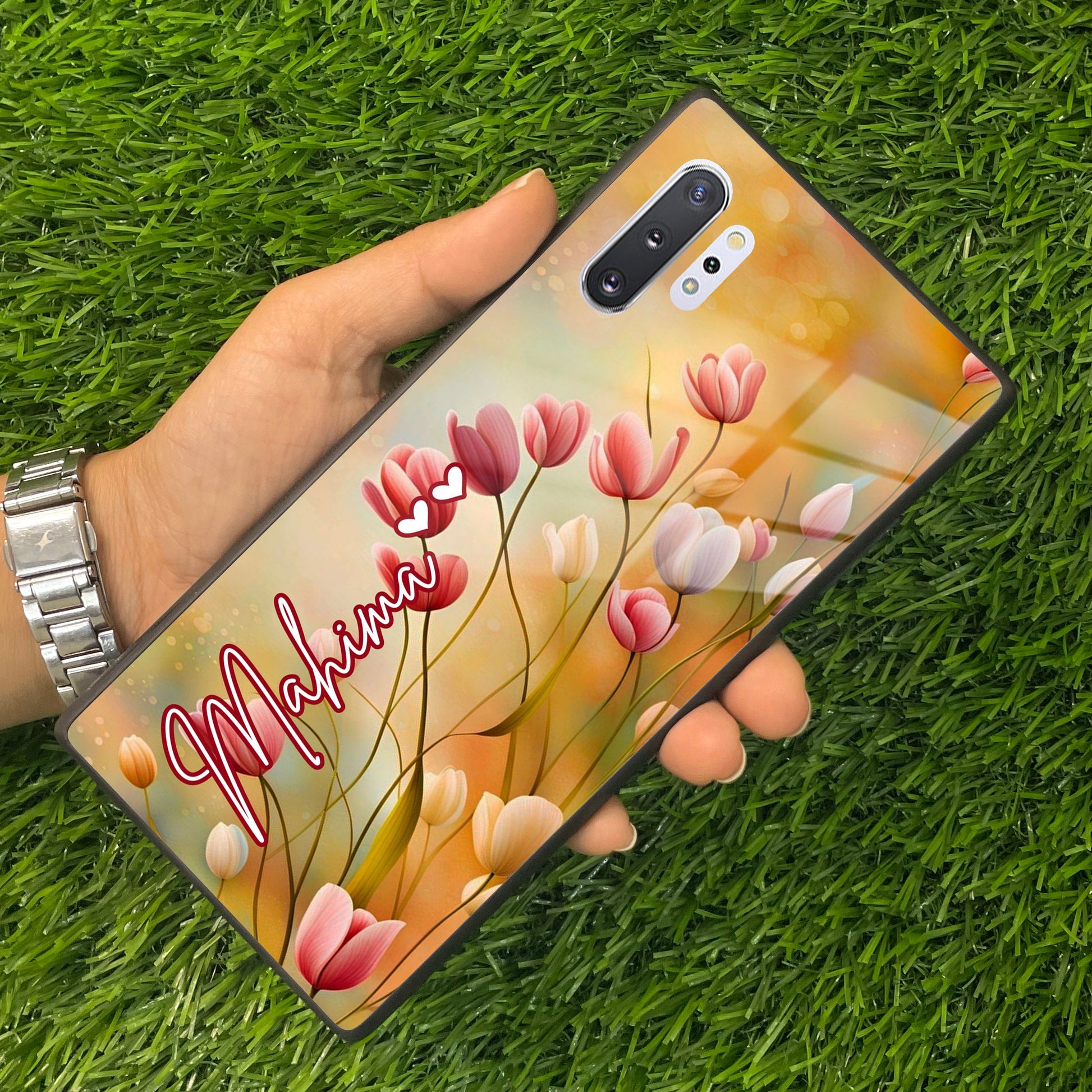 Tulip Floral Glass Case Cover For Samsung ShopOnCliQ