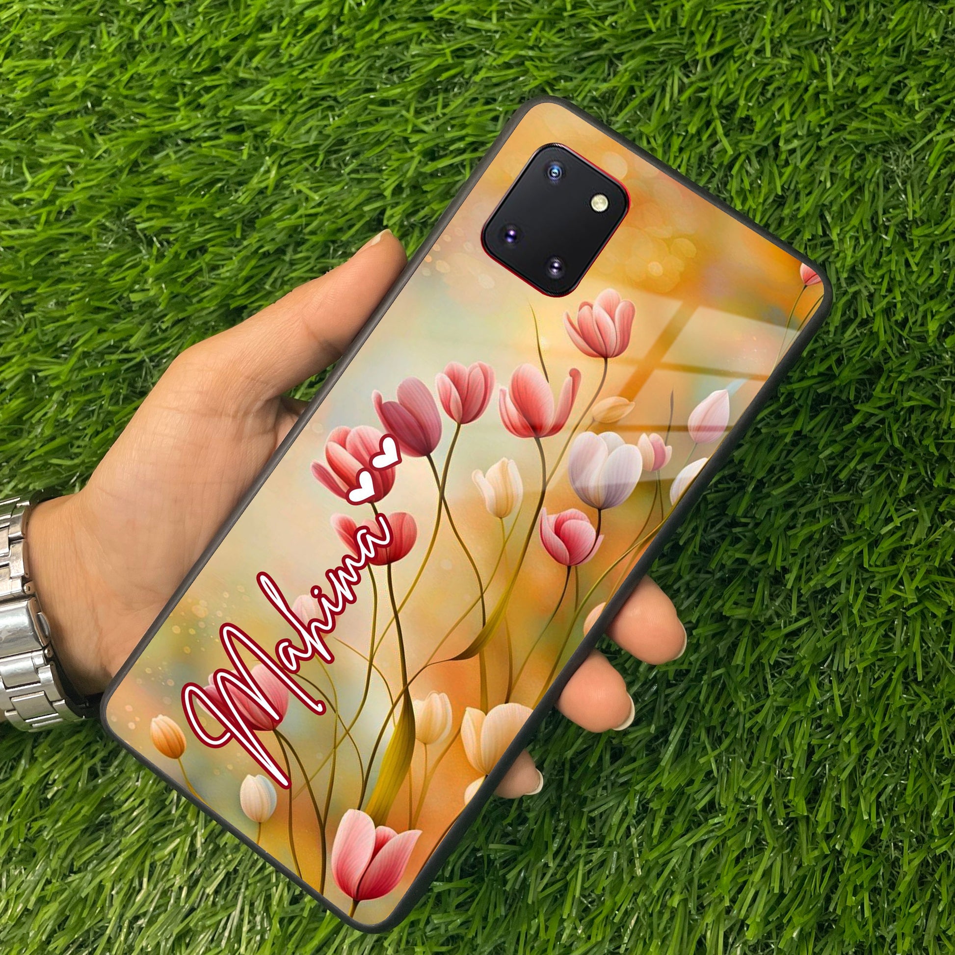 Tulip Floral Glass Case Cover For Samsung ShopOnCliQ