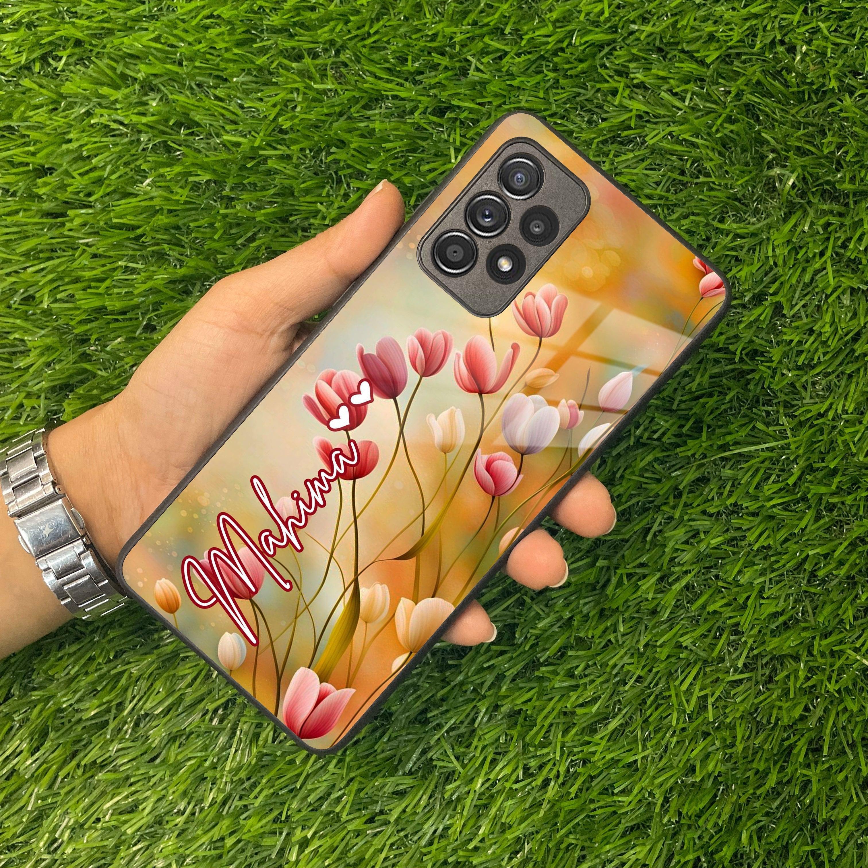 Tulip Floral Glass Case Cover For Samsung - ShopOnCliQ