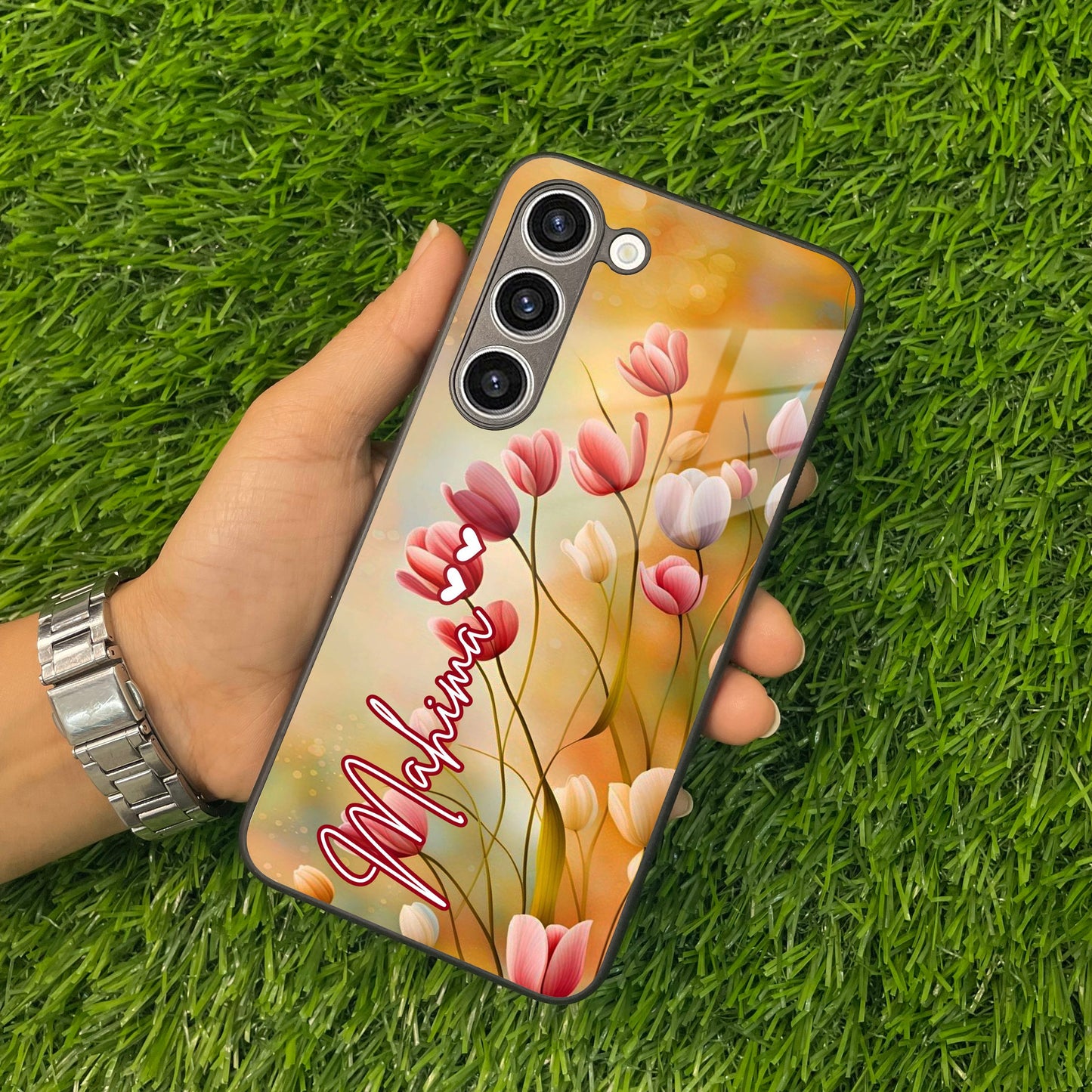 Tulip Floral Glass Case Cover For Samsung ShopOnCliQ