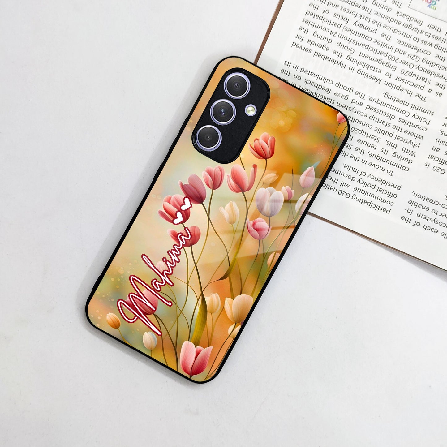 Tulip Floral Glass Case Cover For Samsung ShopOnCliQ