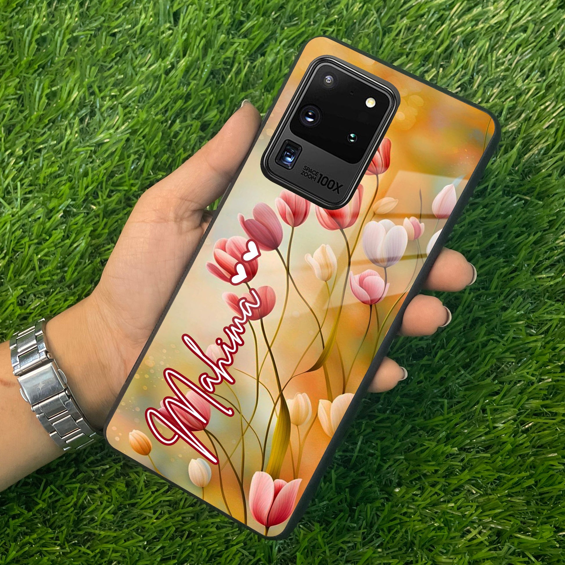 Tulip Floral Glass Case Cover For Samsung ShopOnCliQ