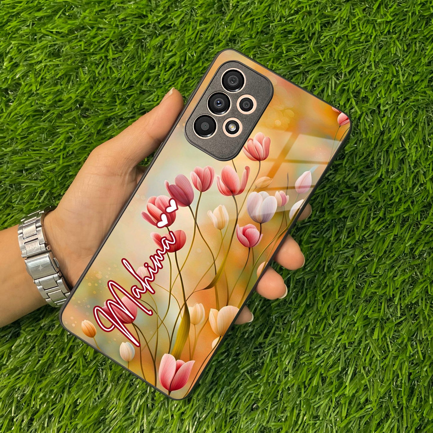 Tulip Floral Glass Case Cover For Samsung ShopOnCliQ