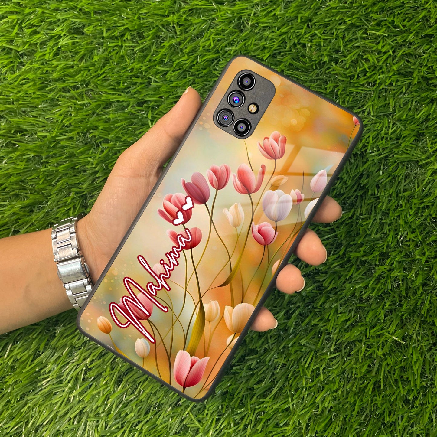 Tulip Floral Glass Case Cover For Samsung ShopOnCliQ