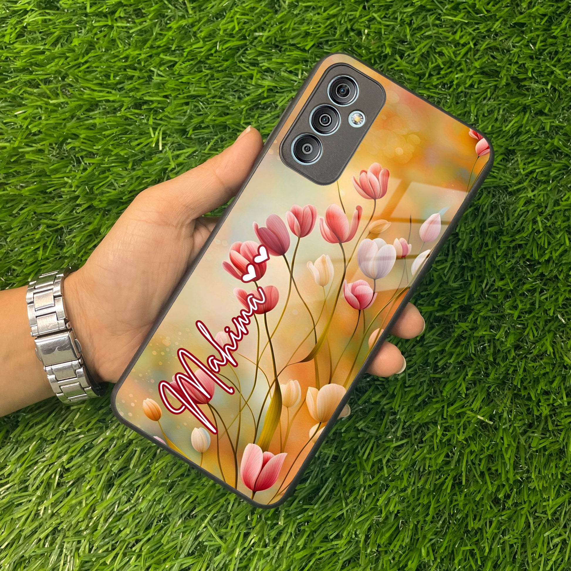 Tulip Floral Glass Case Cover For Samsung ShopOnCliQ