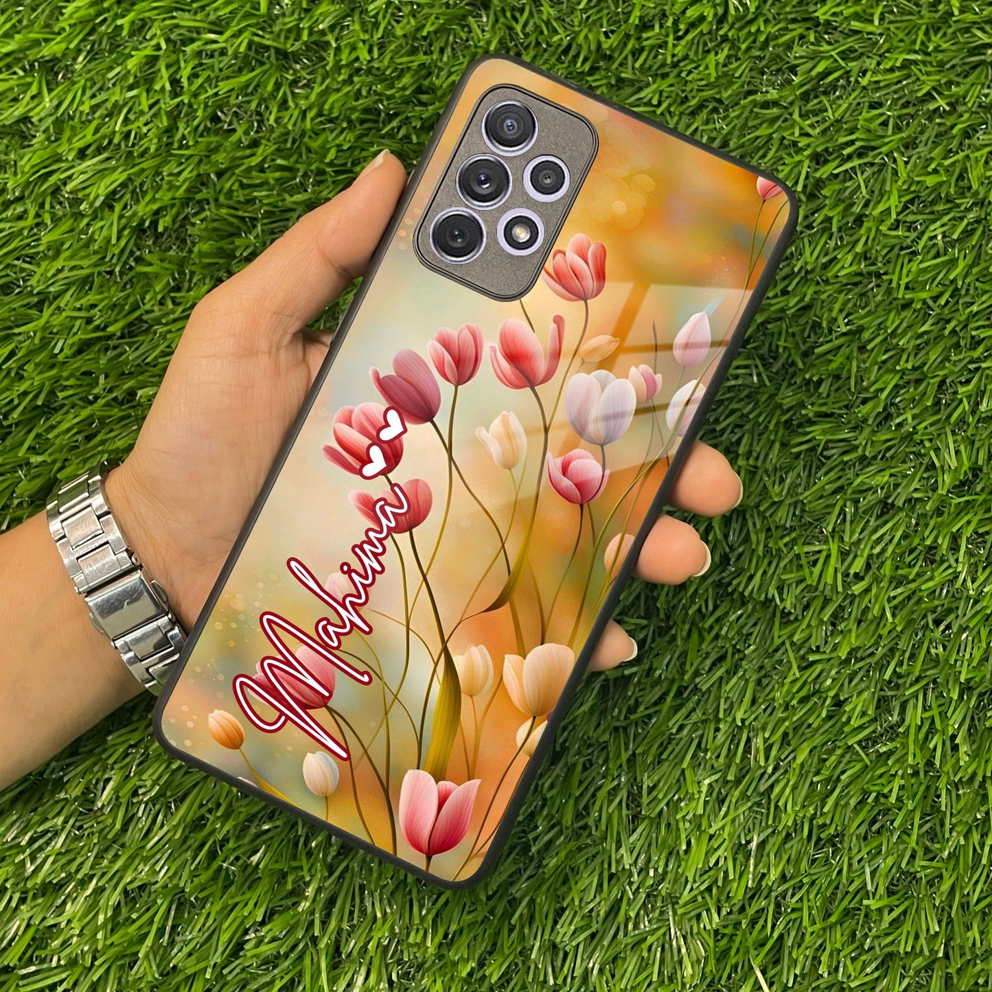 Tulip Floral Glass Case Cover For Samsung ShopOnCliQ