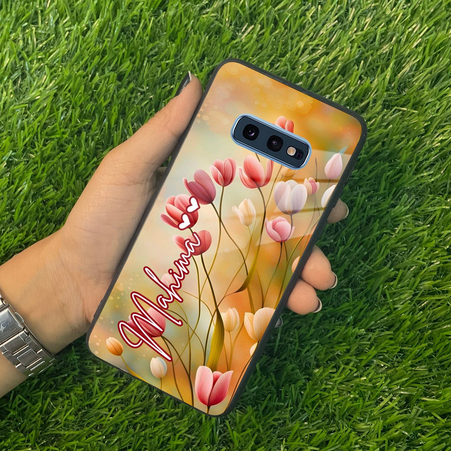 Tulip Floral Glass Case Cover For Samsung ShopOnCliQ