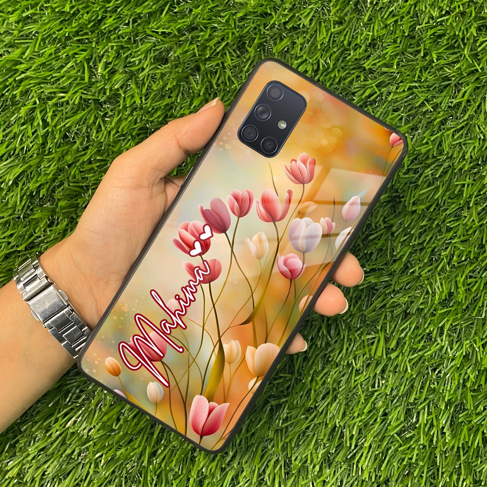 Tulip Floral Glass Case Cover For Samsung ShopOnCliQ