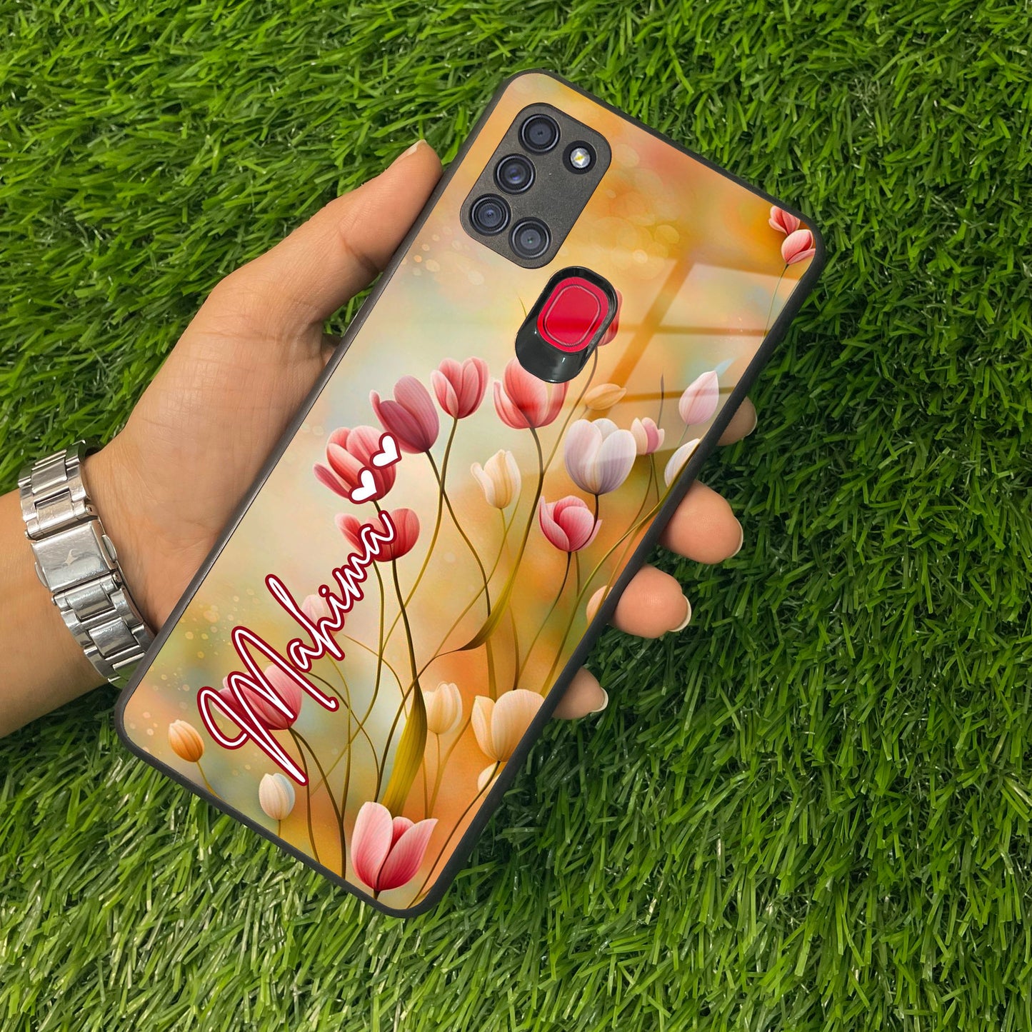 Tulip Floral Glass Case Cover For Samsung ShopOnCliQ