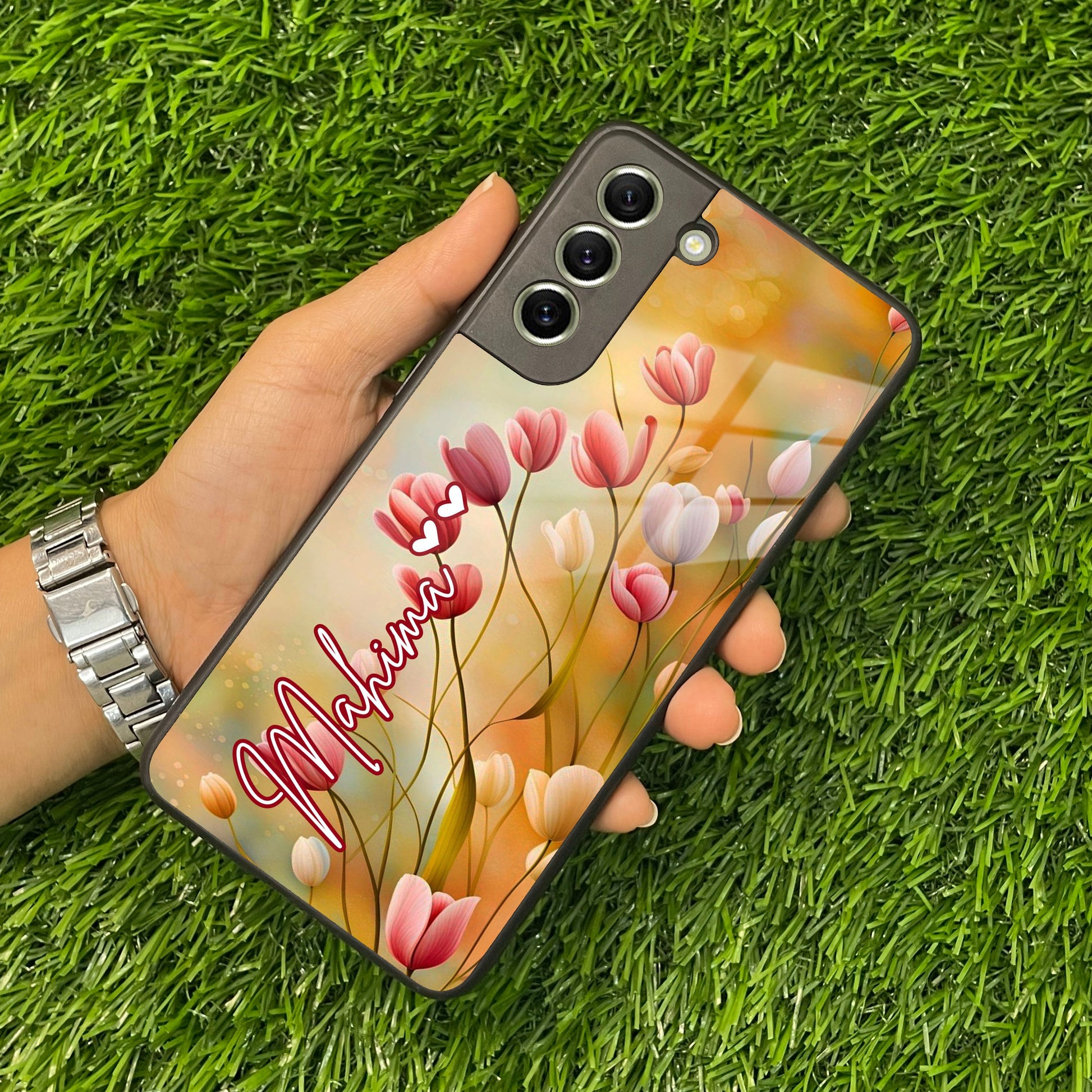 Tulip Floral Glass Case Cover For Samsung ShopOnCliQ