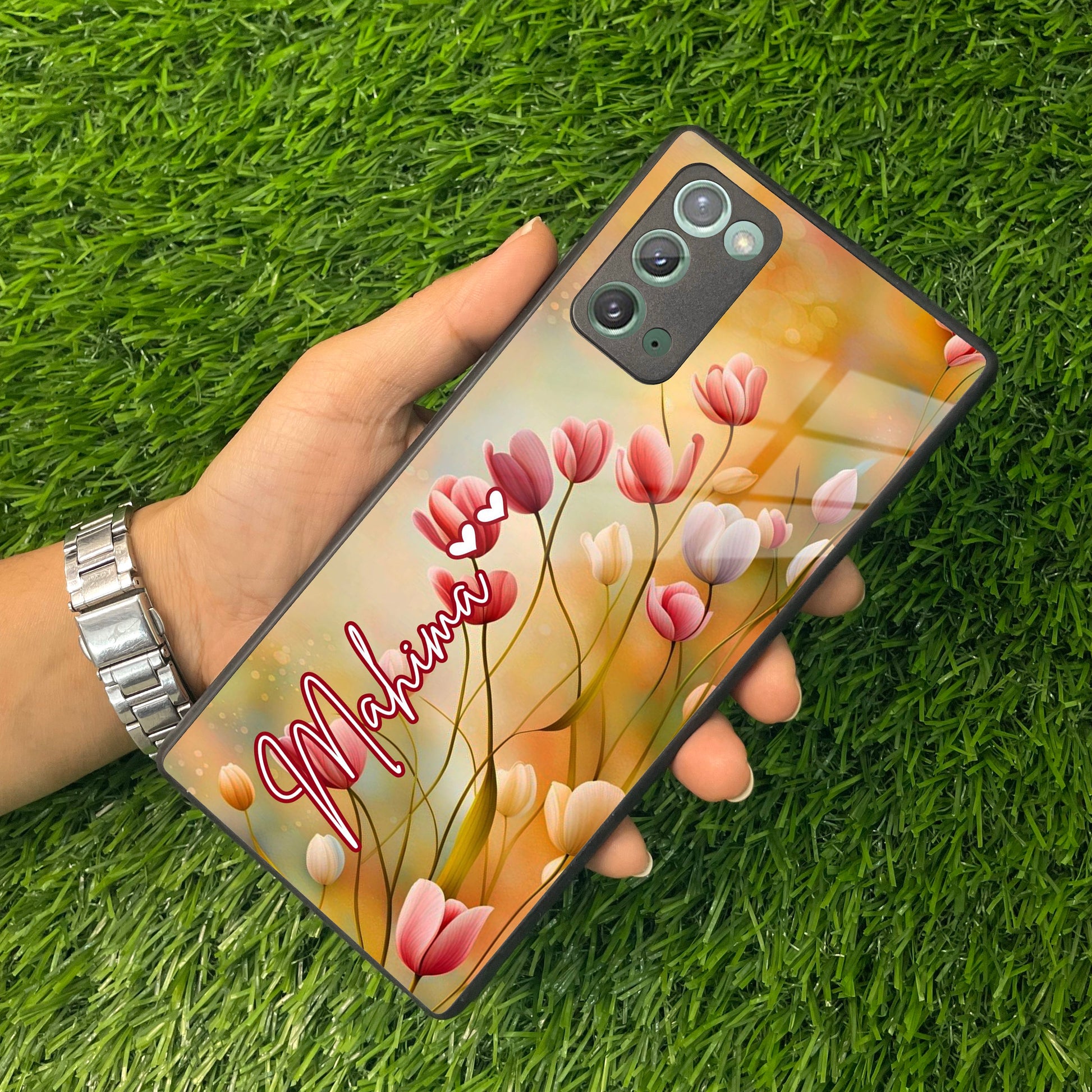 Tulip Floral Glass Case Cover For Samsung ShopOnCliQ