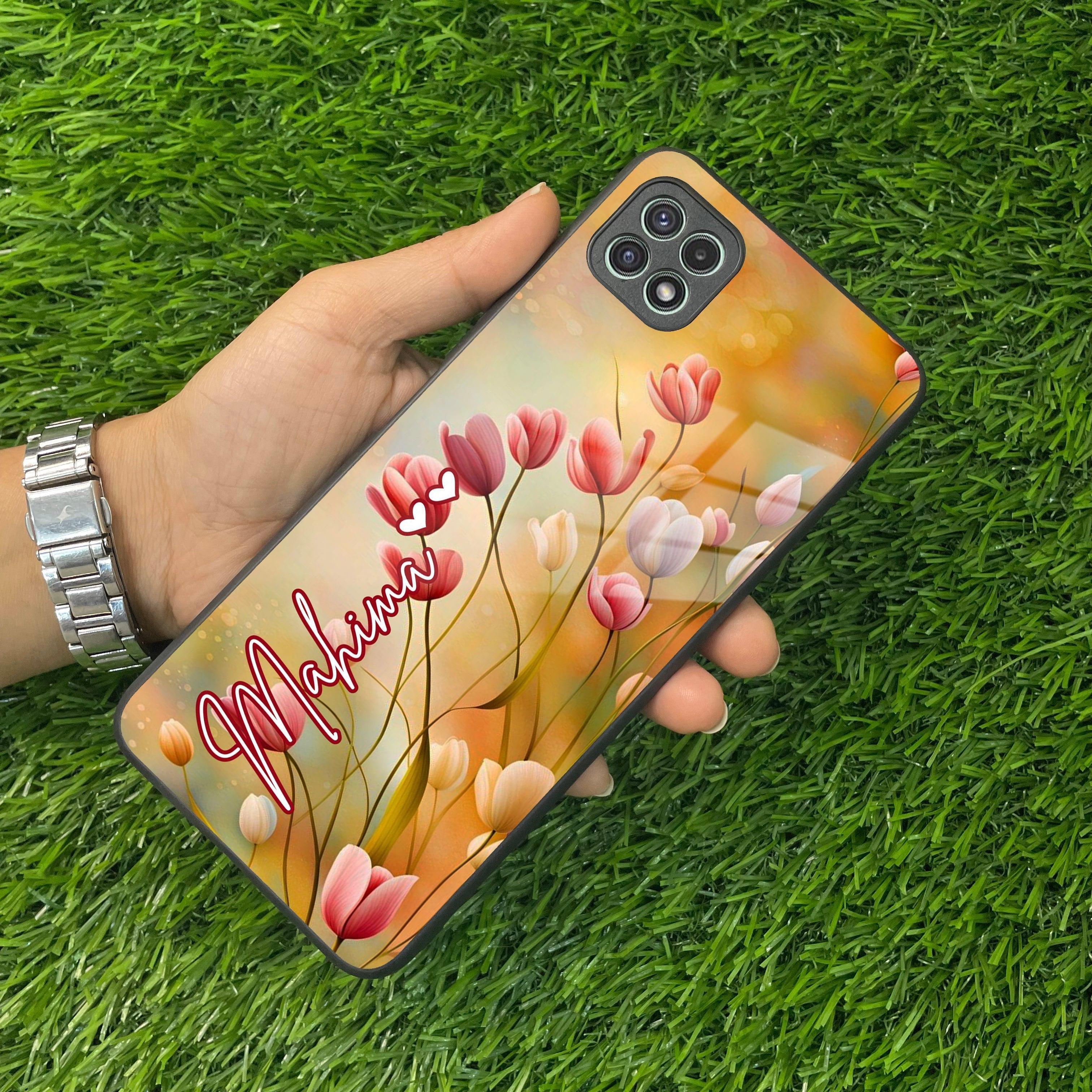 Tulip Floral Glass Case Cover For Samsung - ShopOnCliQ