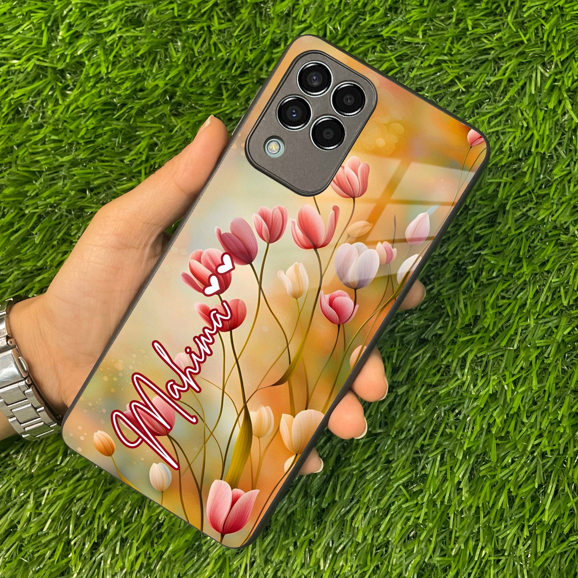 Tulip Floral Glass Case Cover For Samsung ShopOnCliQ