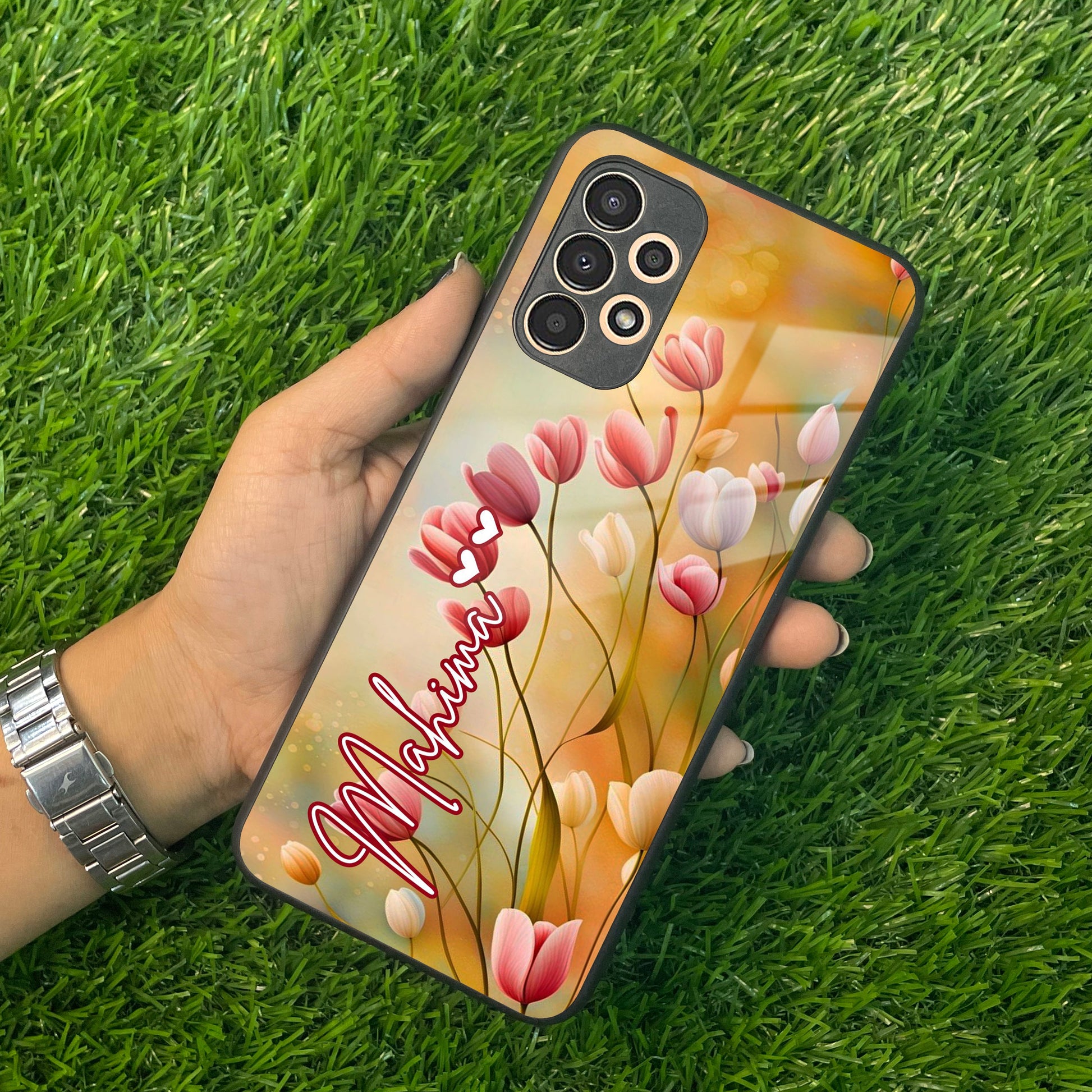 Tulip Floral Glass Case Cover For Samsung ShopOnCliQ