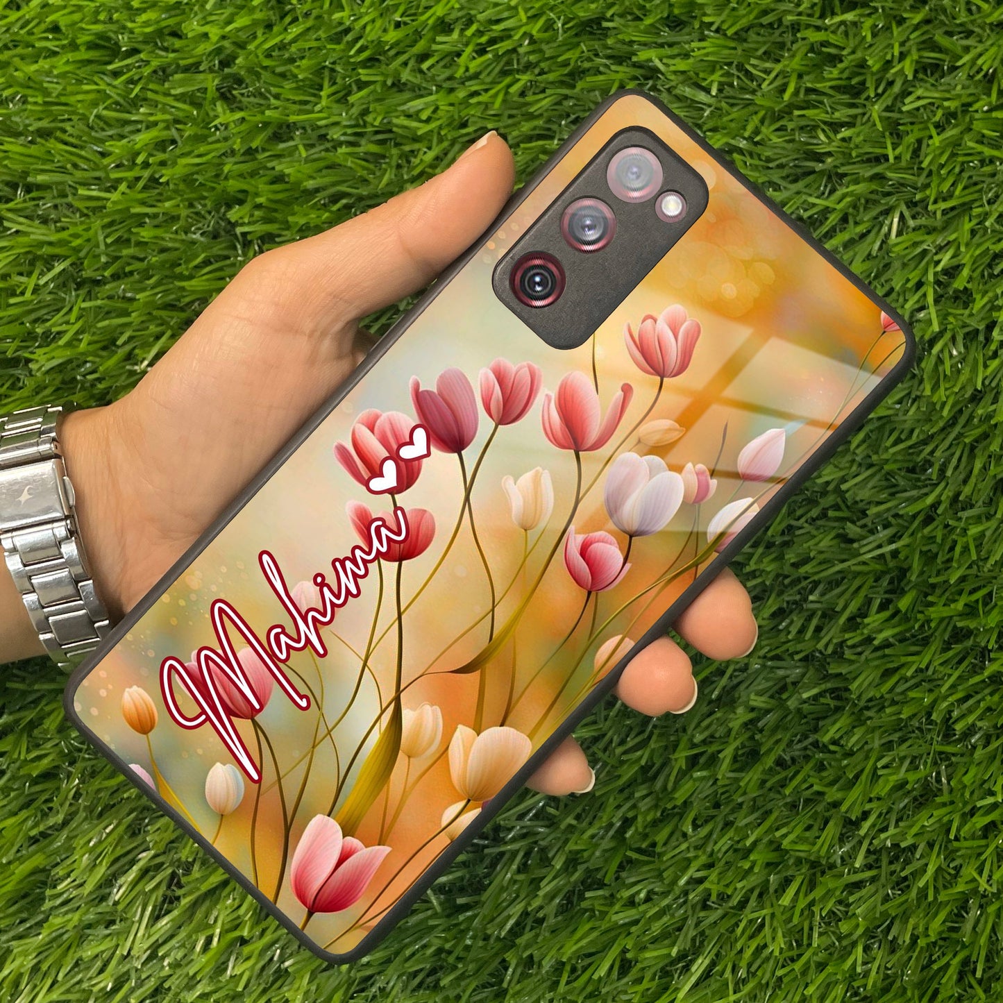 Tulip Floral Glass Case Cover For Samsung ShopOnCliQ