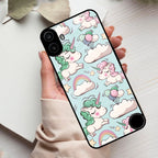Unicorn Print Glossy Metal Case Cover For Nothing - ShopOnCliQ