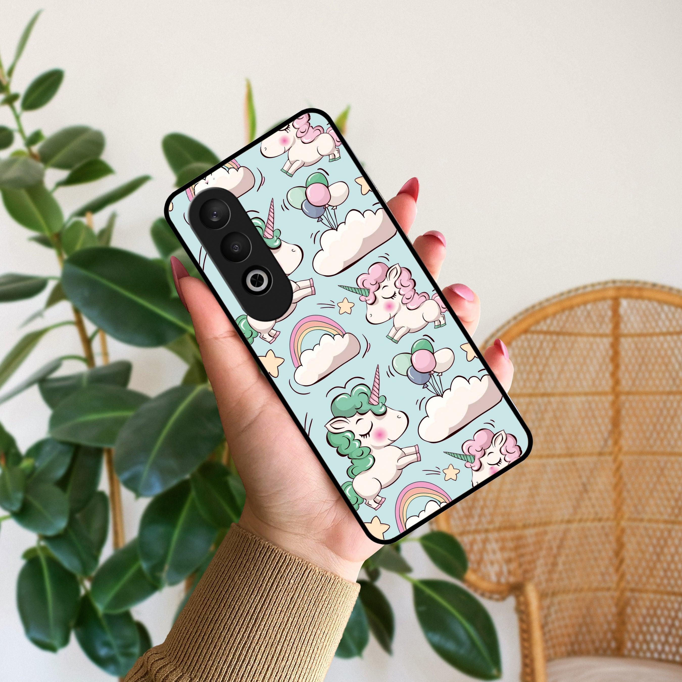 Unicorn Print Glossy Metal Case Cover For OnePlus - ShopOnCliQ