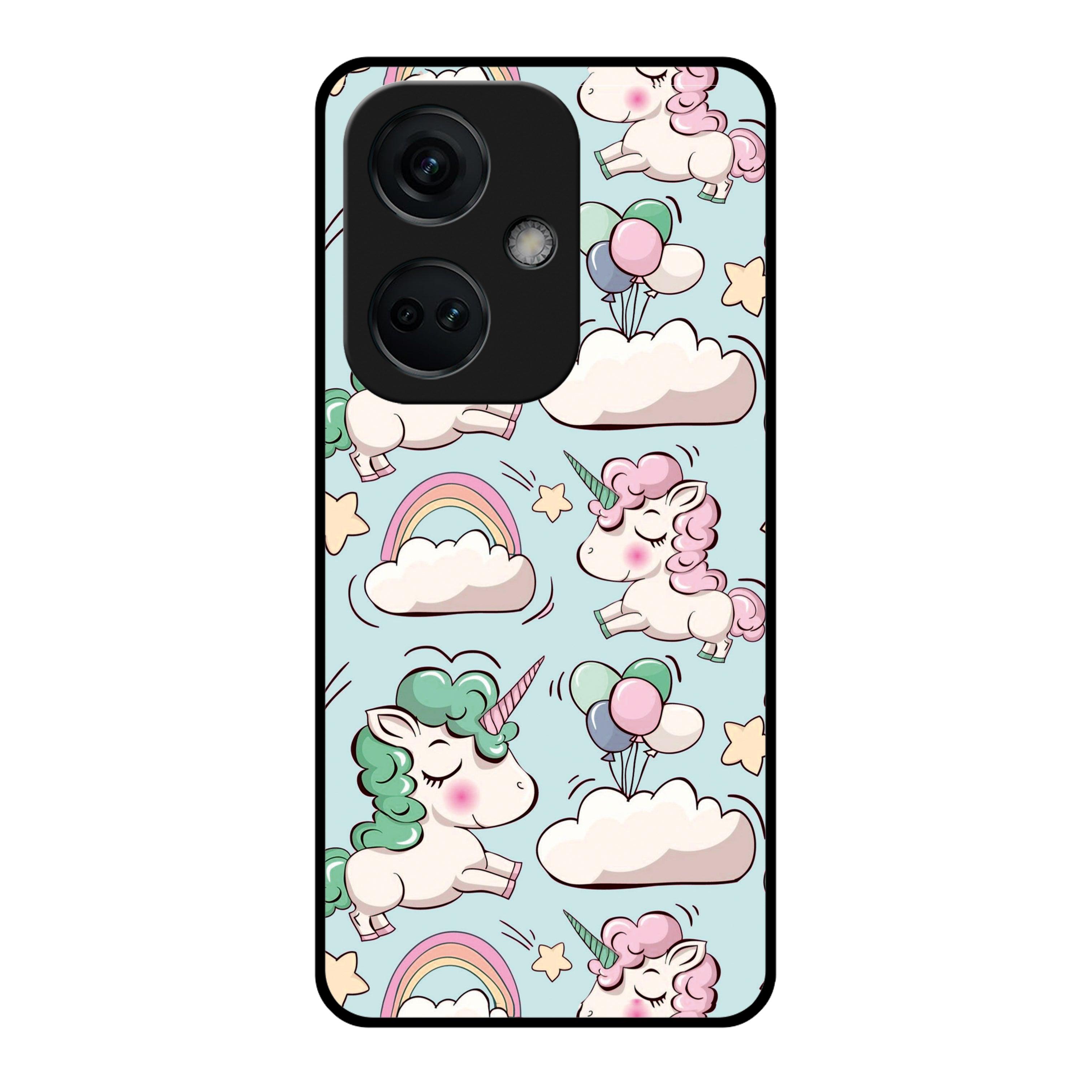 Unicorn Print Glossy Metal Case Cover For OnePlus - ShopOnCliQ