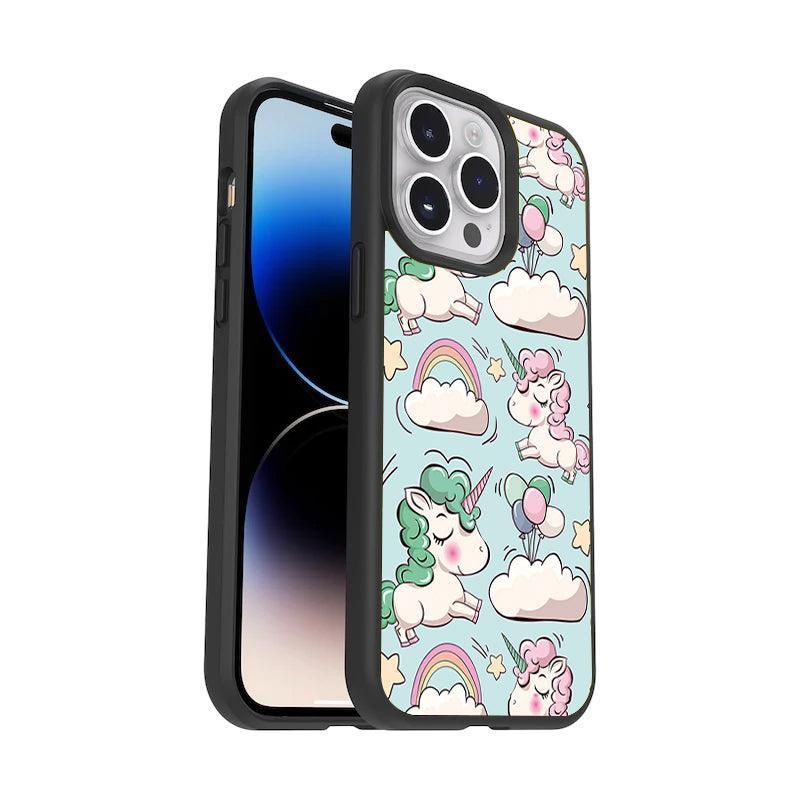 Unicorn Print Glossy Metal Case Cover For Oppo - ShopOnCliQ