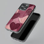 Velvet Hearts Glass Case Cover For Samsung Galaxy M54 5G